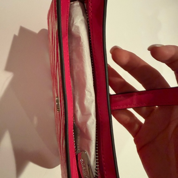 Michael Kors Pink and White Zebra Shoulder Bag - Picture 6 of 7